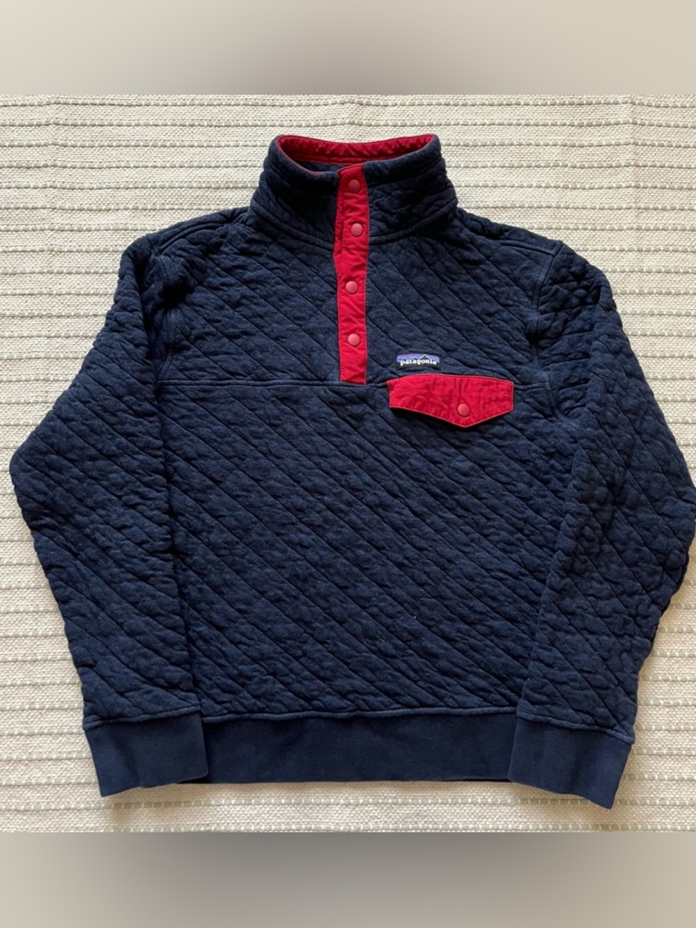 Patagonia Organic Cotton Quilted Snap-T pullover